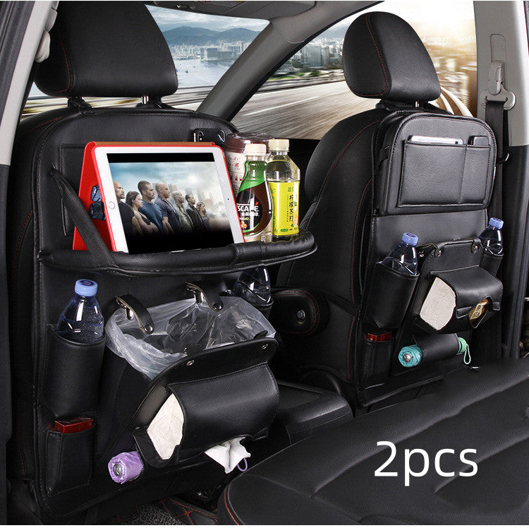 PU Leder Auto Organizer Sitzrücken – Multifunktionale Aufbewahrungstasche mit Mülleimer-Funktion