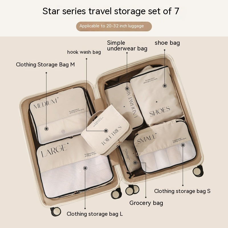 Reise-Organizer Set – Packtaschen für Kleidung & Zubehör (5–8-teilig)