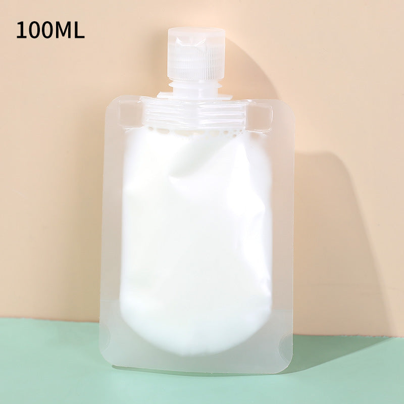 Nachfüllbare Reise-Flaschenbeutel – Transparente Kosmetik- & Shampoo-Behälter (30–100 ml)