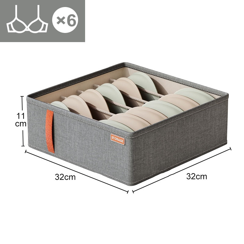 Kleiderschrank Organizer Box – Faltbare Aufbewahrungsbox mit Fächern für Unterwäsche und Socken