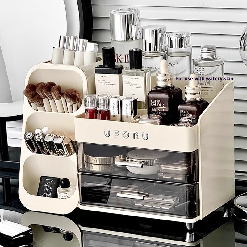 Kosmetik Organizer mit Schubladen – Staubdichte Make-up Aufbewahrungsbox für Schminktisch