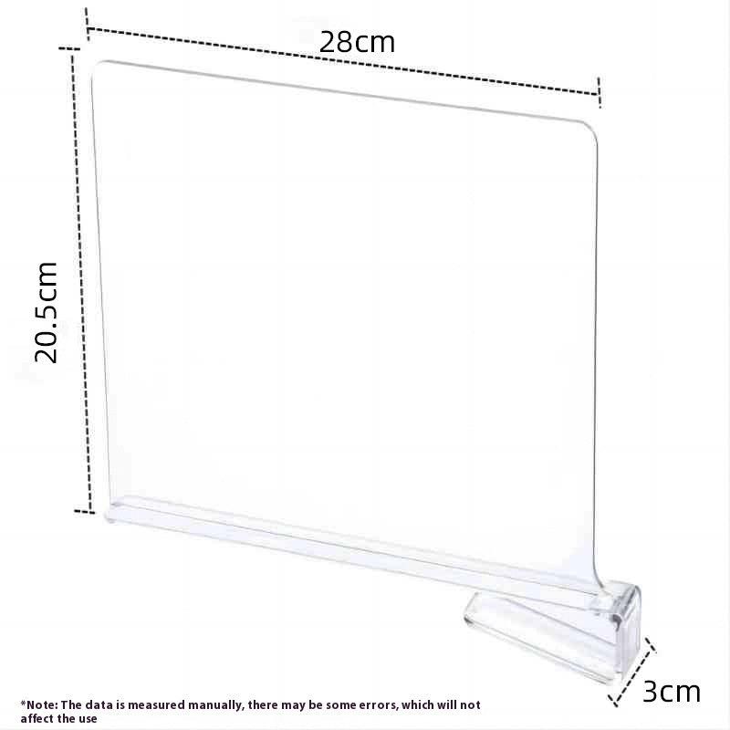 Acryl Schrank Trenner – Transparente Kleiderschrank Organizer für Regale und Schubladen