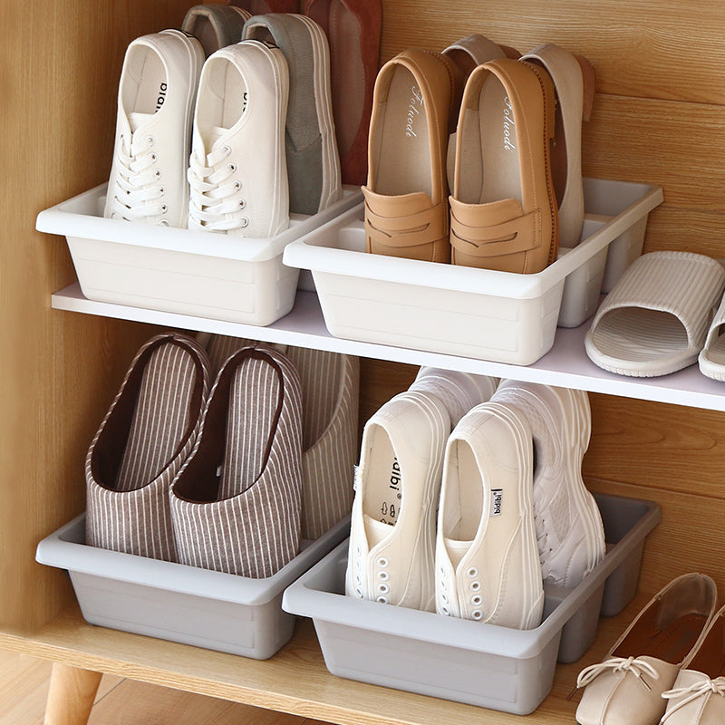 Verstellbarer Schuh Organizer – Platzsparender Schuhhalter mit 2 Ebenen für Schuhregal