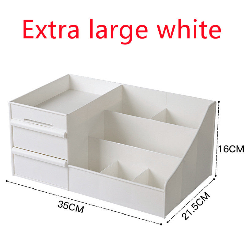 Kosmetik Organizer mit Fächern – Make-up Aufbewahrungsbox für Schminktisch (3 Größen)