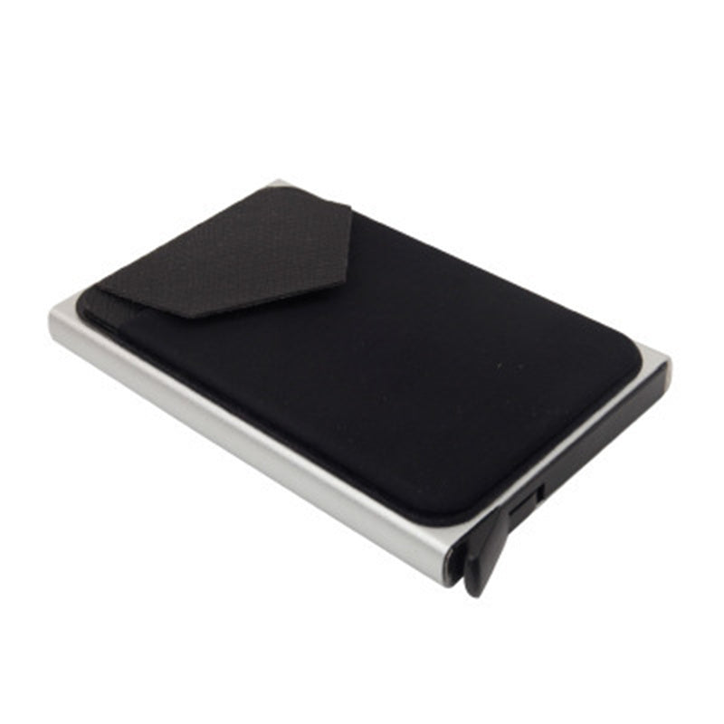 RFID Aluminium Slim Wallet – Kartenhalter mit elastischem Fach