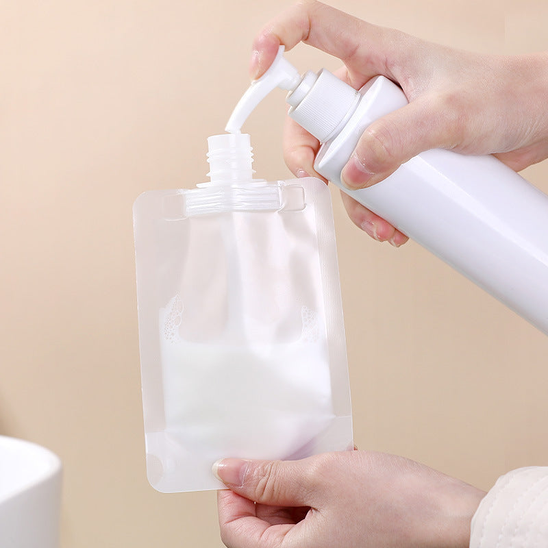 Nachfüllbare Reise-Flaschenbeutel – Transparente Kosmetik- & Shampoo-Behälter (30–100 ml)