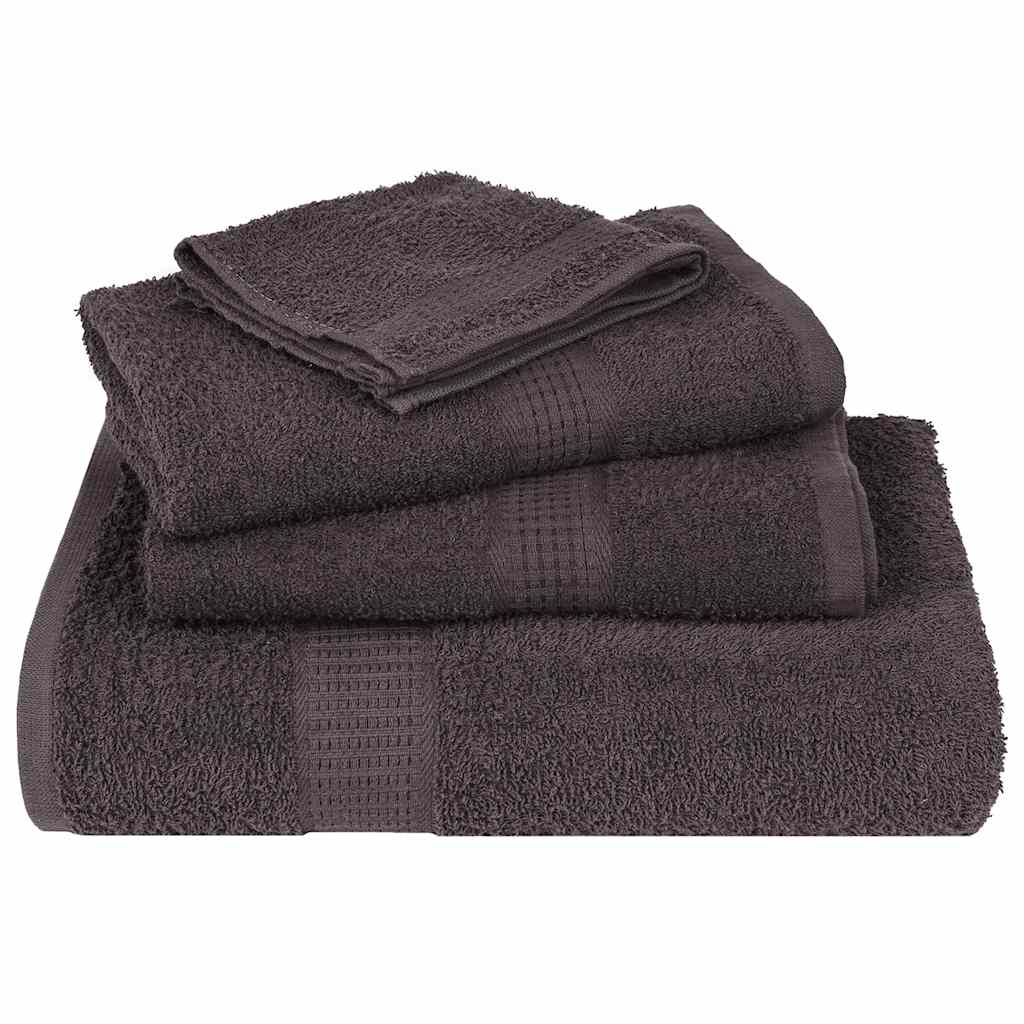 Handtuch Set 12-teilig – 100% Baumwolle, weich & saugfähig