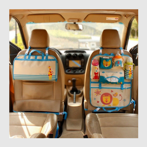 Auto Rücksitz Organizer – Kinder Auto Aufbewahrungstasche mit Fächern