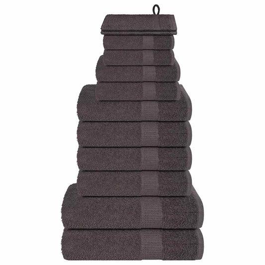 Handtuch Set 12-teilig – 100% Baumwolle, weich & saugfähig