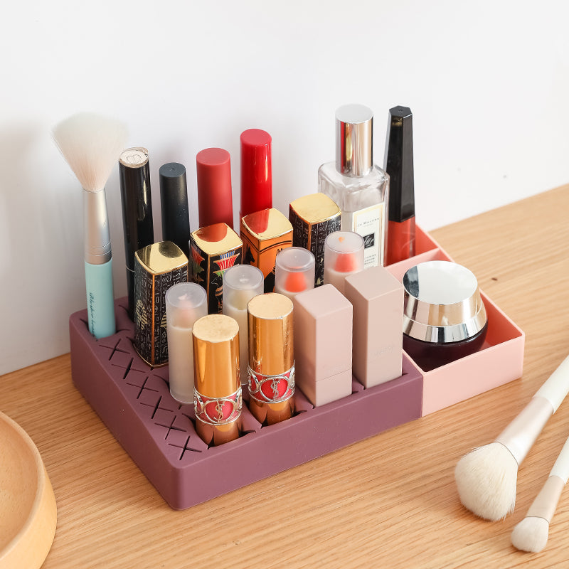 Make-up Organizer für Lippenstifte – Kosmetik Aufbewahrungsbox für Schminktisch