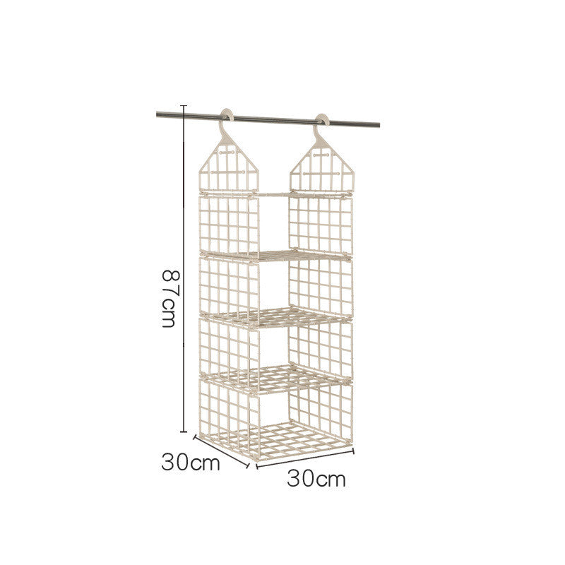 Hängender Kleiderschrank Organizer – Faltbares Aufbewahrungssystem für Kleidung und Accessoires