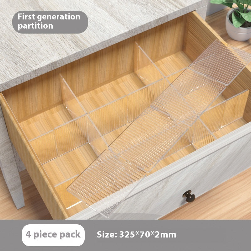 Acryl Schrank Trenner – Transparente Kleiderschrank Organizer für Regale und Schubladen