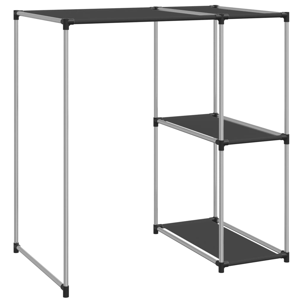 Waschmaschinenregal – Platzsparendes Badezimmer Regal 87×55×90,5 cm Schwarz