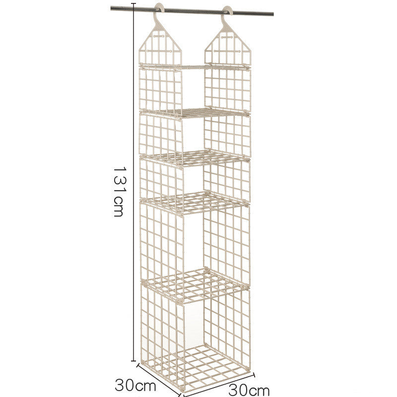 Hängender Kleiderschrank Organizer – Faltbares Aufbewahrungssystem für Kleidung und Accessoires
