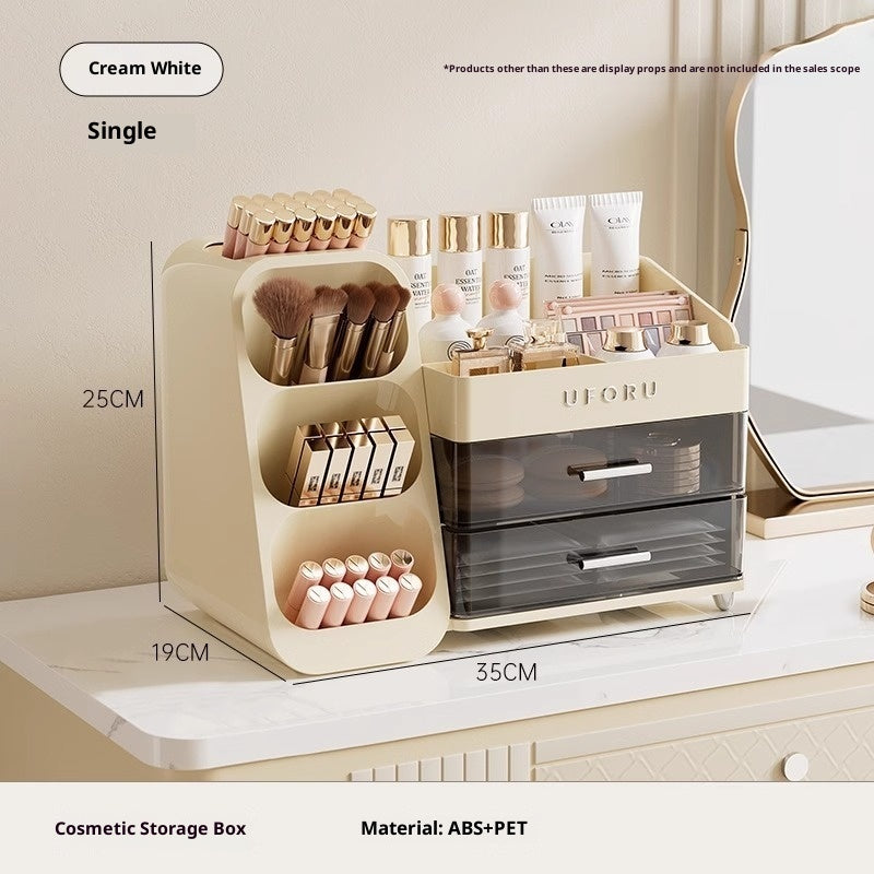 Kosmetik Organizer mit Schubladen – Staubdichte Make-up Aufbewahrungsbox für Schminktisch