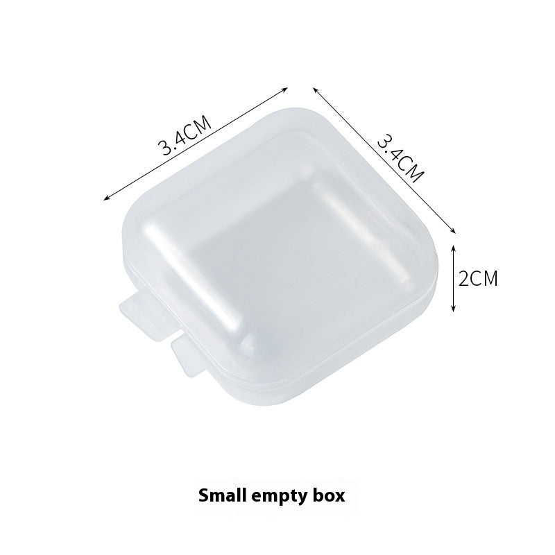 Mini Aufbewahrungsbox Transparent – Kleine Organizer Box mit Deckel
