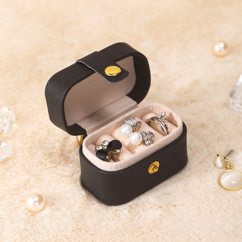Mini Schmuckbox für Ringe – Tragbare Reise Schmuck Aufbewahrungsbox