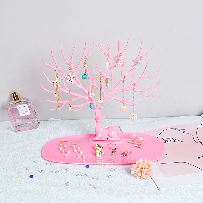 Schmuckhalter in Hirschform – Schmuck Organizer für Ketten, Ringe und Ohrringe