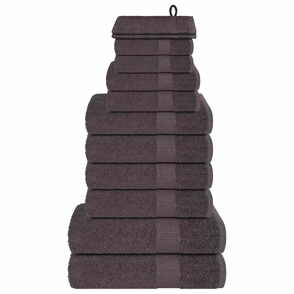 Handtuch Set 12-teilig – 100% Baumwolle, weich & saugfähig