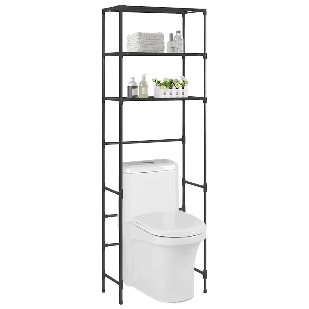 Waschmaschinenregal mit 3 Ablagen – Badezimmer & WC Organizer aus Edelstahl
