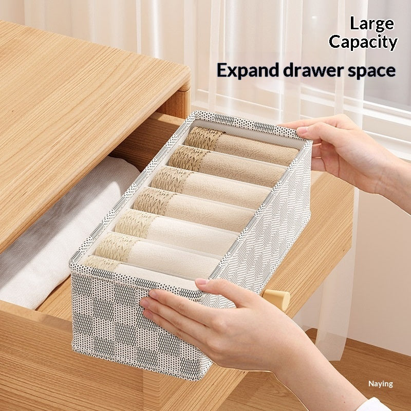 Unterwäsche Organizer Box – Faltbare Aufbewahrungsbox mit Fächern für Schubladen