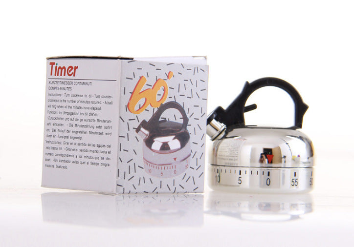Küchentimer im Wasserkocher-Design – Mechanischer Timer mit Countdown Funktion