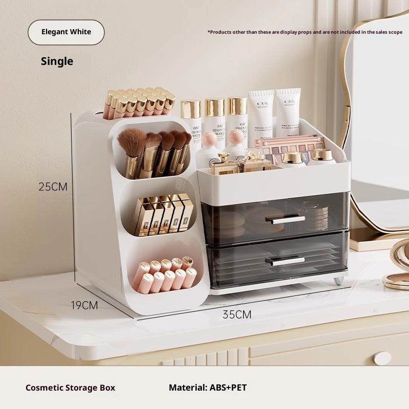 Kosmetik Organizer mit Schubladen – Staubdichte Make-up Aufbewahrungsbox für Schminktisch