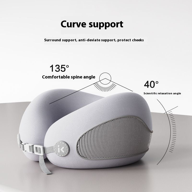 Reise Nackenkissen aus Memory Foam – U-Form mit Aufbewahrungsbox