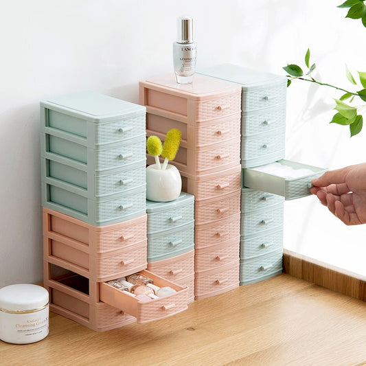Kosmetik Organizer mit Schubladen – Mehrstufige Aufbewahrungsbox für Make-up & Schmuck