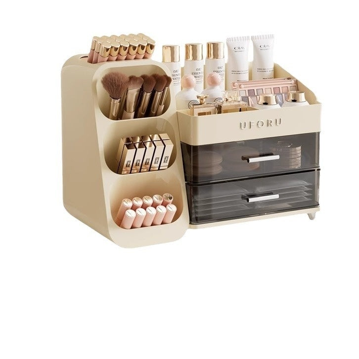 Kosmetik Organizer mit Schubladen – Staubdichte Make-up Aufbewahrungsbox für Schminktisch