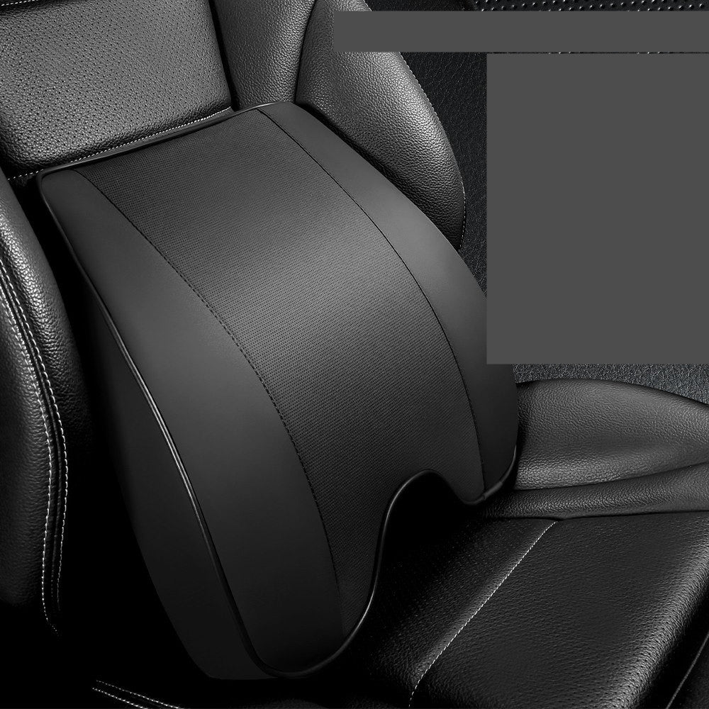 Auto Nacken- & Lendenkissen – Memory-Schaum Kissen aus PU-Leder