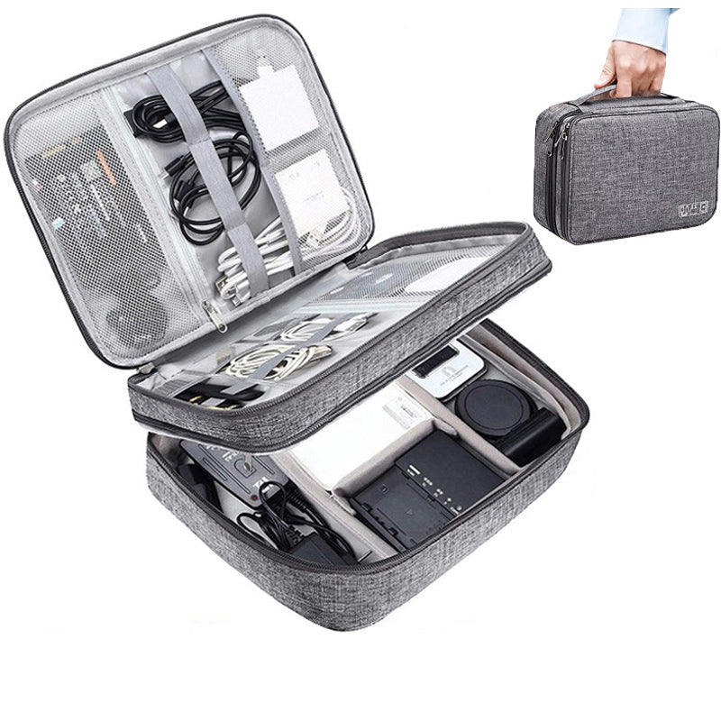 Elektronik Organizer Tasche – Kabel Organizer Reise Case für Zubehör (wasserdicht & multifunktional)