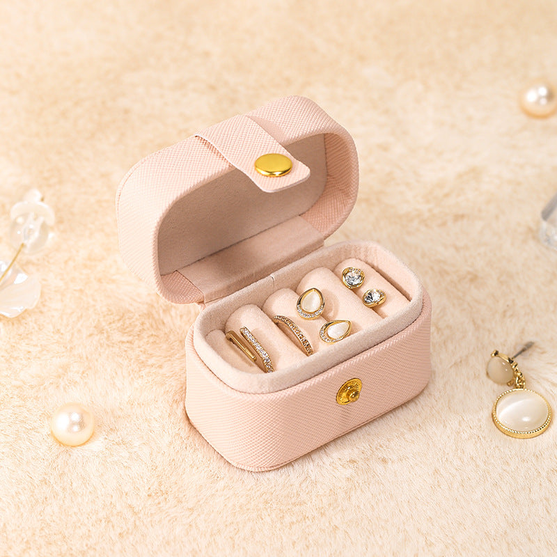 Mini Schmuckbox für Ringe – Tragbare Reise Schmuck Aufbewahrungsbox