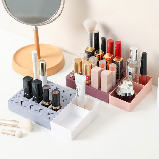 Make-up Organizer für Lippenstifte – Kosmetik Aufbewahrungsbox für Schminktisch