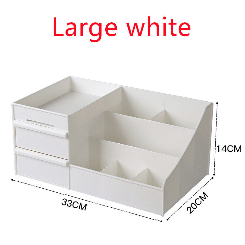 Kosmetik Organizer mit Fächern – Make-up Aufbewahrungsbox für Schminktisch (3 Größen)